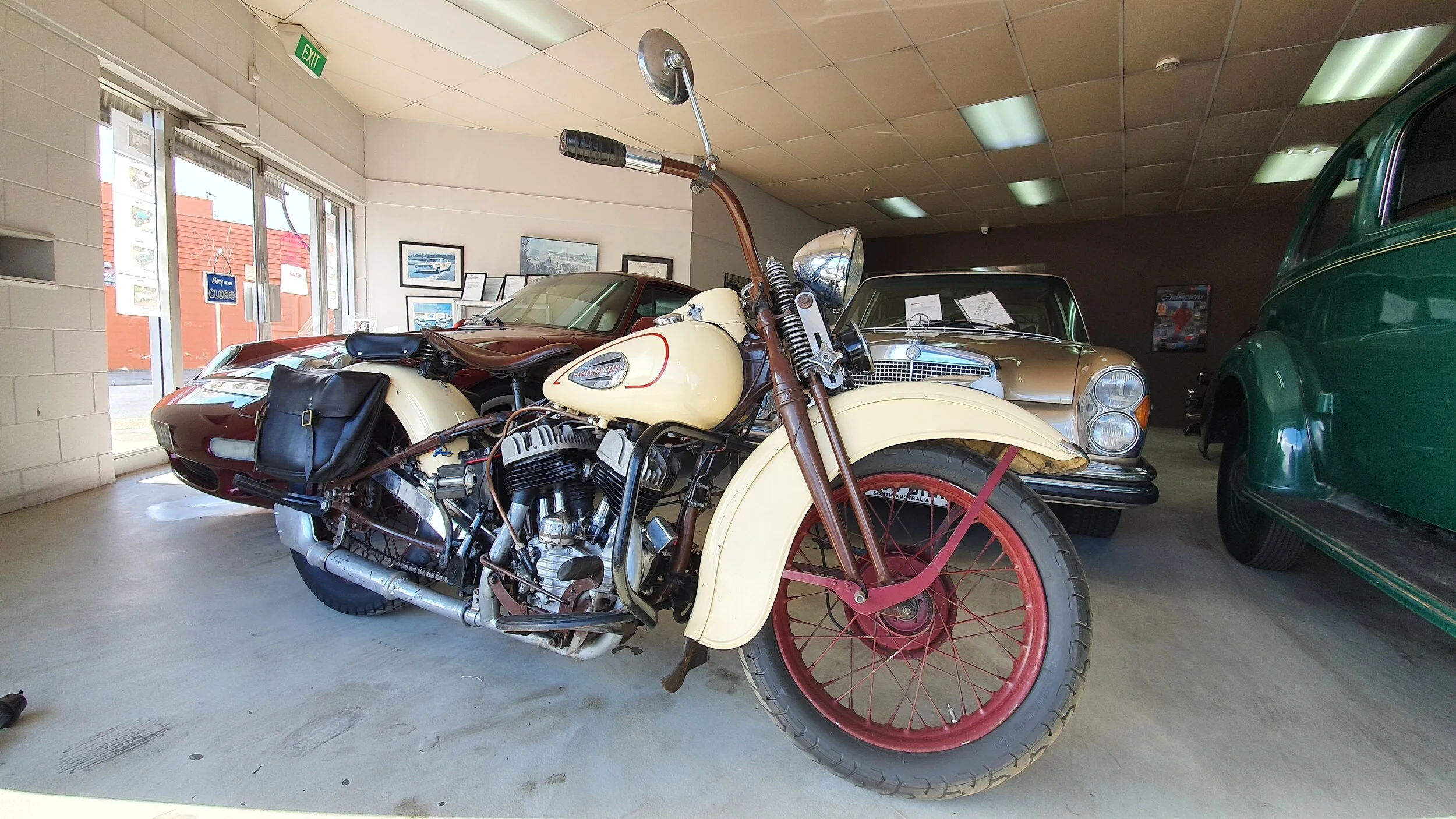 Harley Davidson model 40-W 1940 — Rainsford Collectable Cars